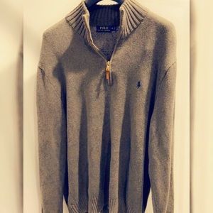 RAULP LAUREN HALF ZIP SWEATER